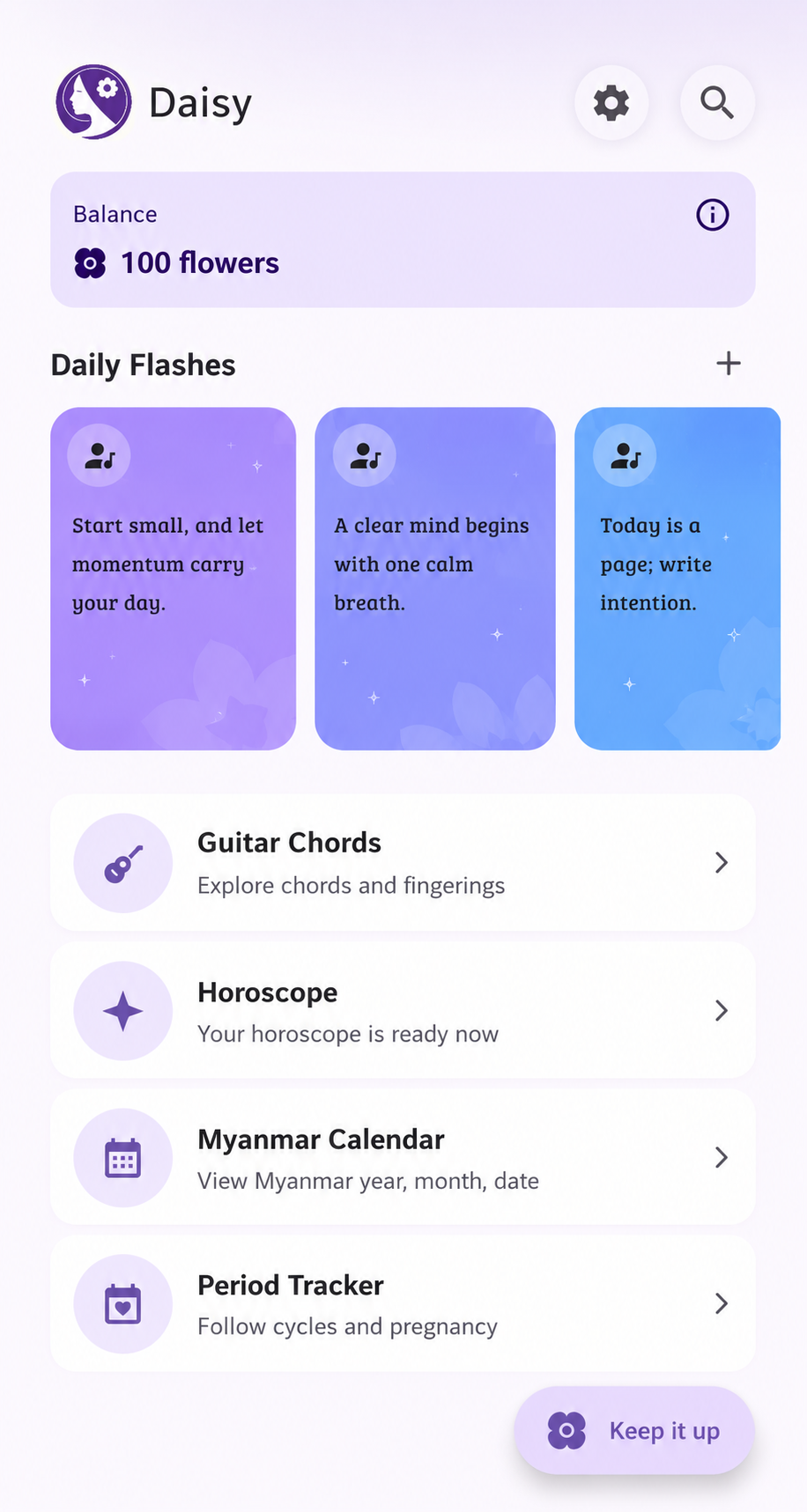 Daisy App screenshot preview